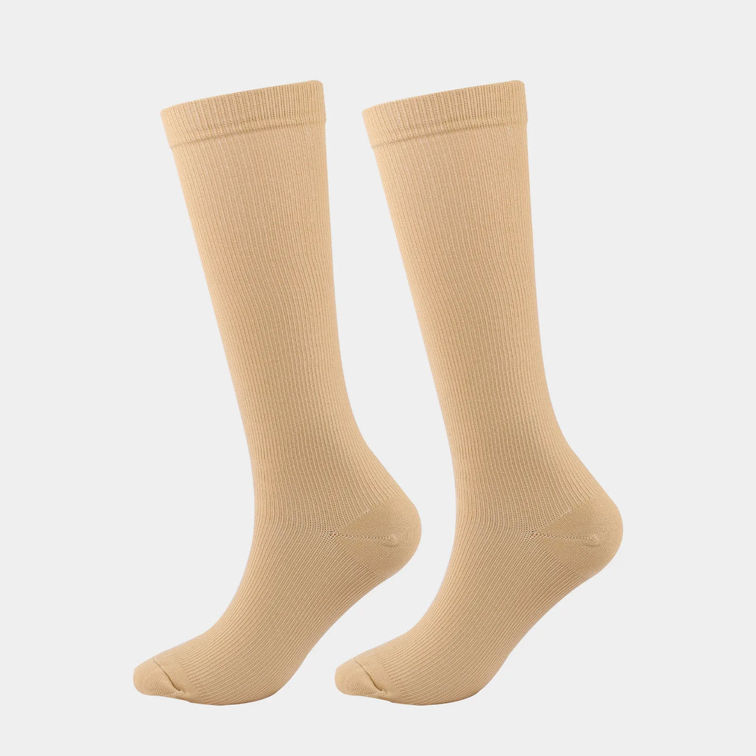 Premium Compression Knee High Socks for Men & Women – Varicose Vein & Pressure Support – Running, Sports & Health Care 