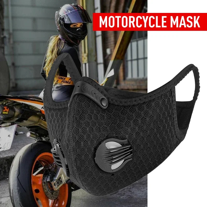 Premium Cycling Mask for Men and Women – Wind & Dustproof, Breathable Half Face Mask for Running, Outdoor Sports, Cold & 