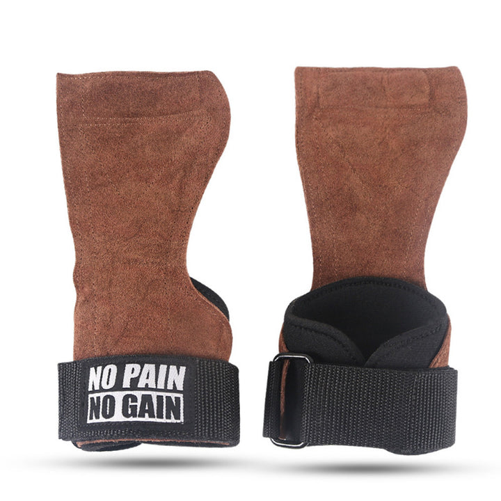 Premium Cowhide Gym Grips - Palm Guards & Protectors for Weightlifting, Gymnastics & Fitness Training - Durable Workout 