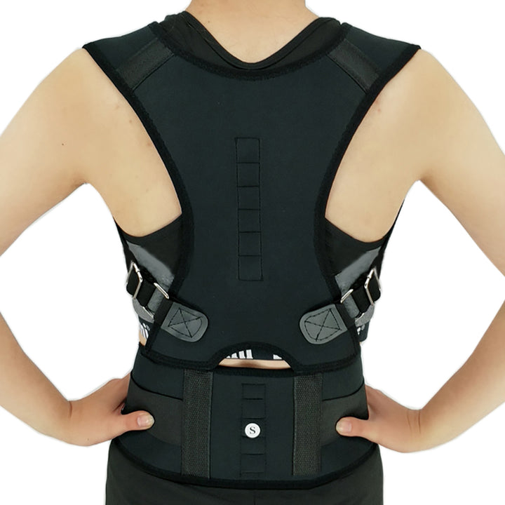 Premium Magnetic Therapy Posture Corrector for Scoliosis and Lumbar Support - Pain Relief Back Brace for Men and Women, 