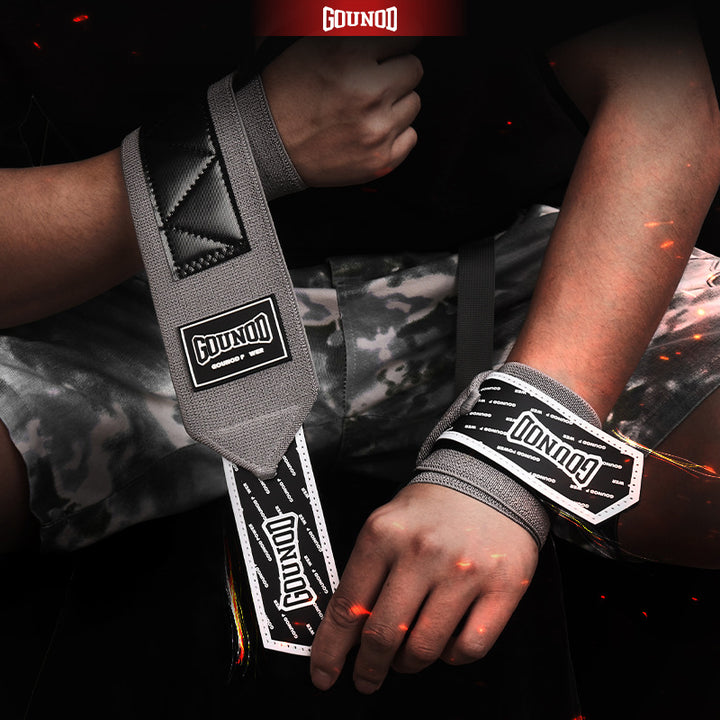 High Quality Sports Wristband for Weightlifting, Fitness & Gym - Adjustable Winding Support Strap for Heavy Lifting, Cross