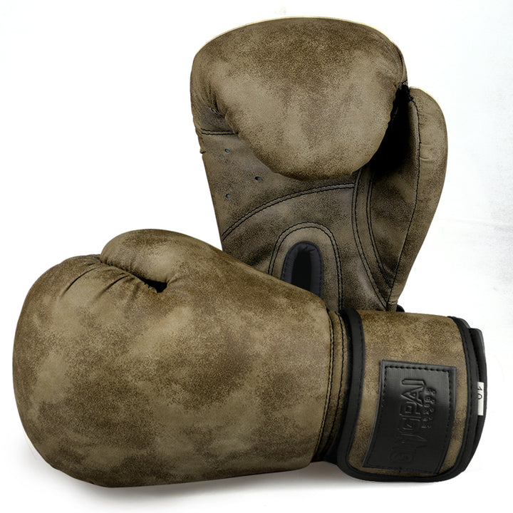 Premium Boxing Gloves for Men, Women & Kids – High Quality PU Leather, Retro Color Design for MMA, Muay Thai, Sanda, Boxing 