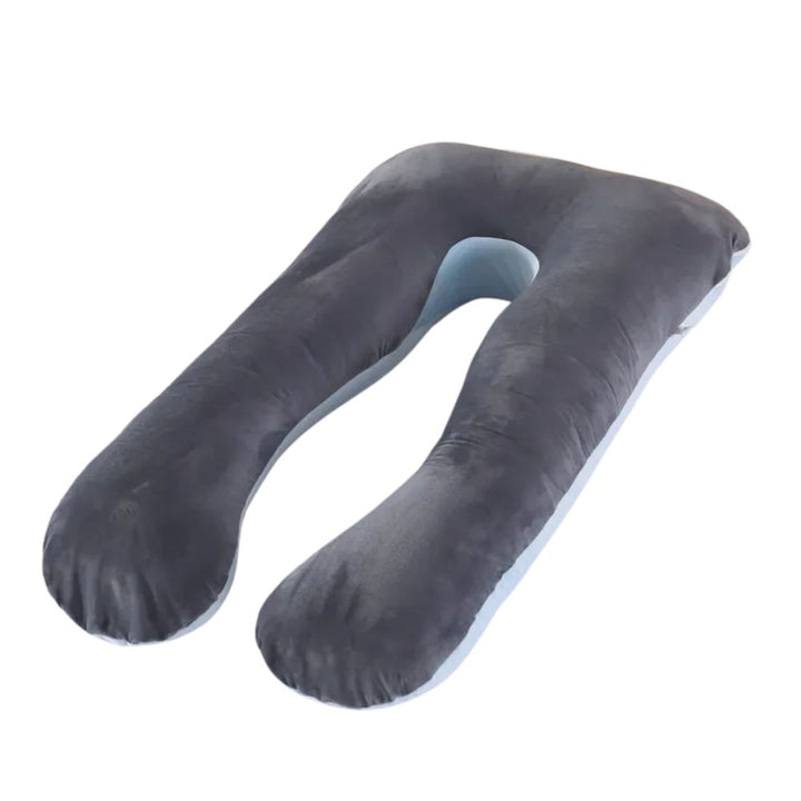 Premium Soft Fleece Pregnant Pillow – U-Type Lumbar Support Cushion for Pregnancy – Multi-Function Side Protection Pillow for