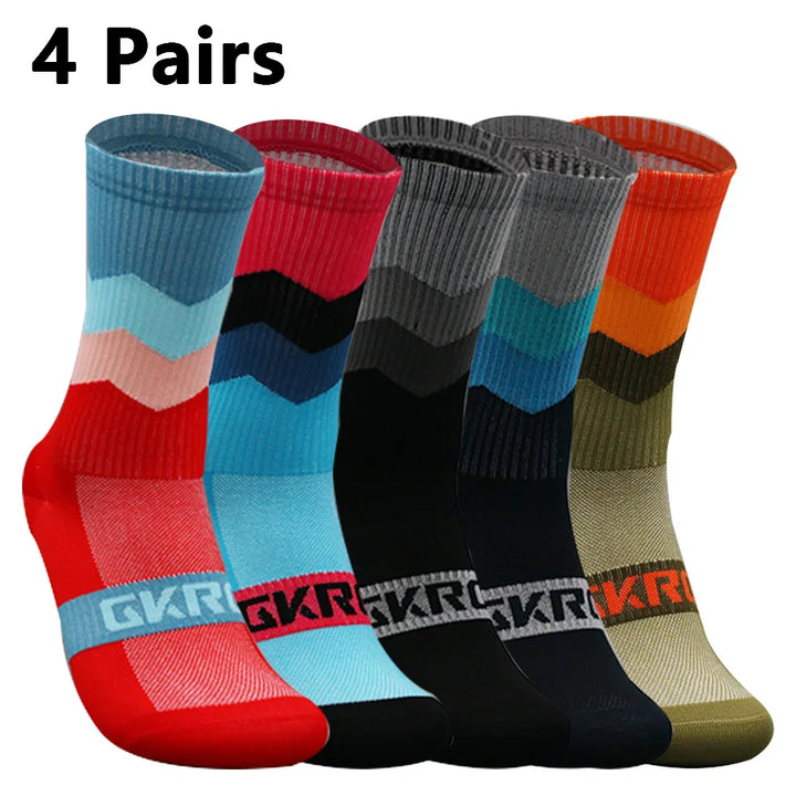 Premium Cycling Socks for Men & Women – Compression Sports Socks for Road, MTB & Racing – Outdoor Unisex Performance 