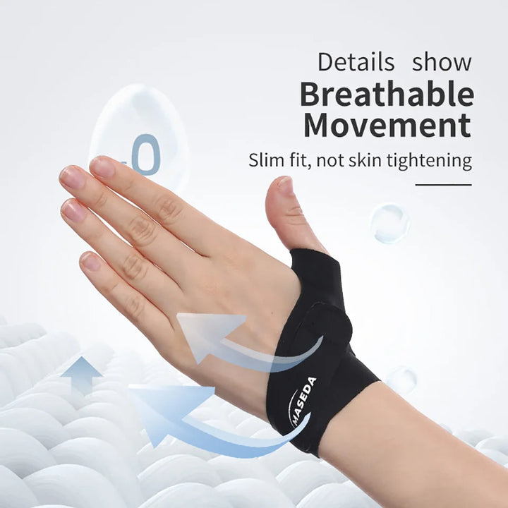 Premium Wrist Thumb Brace – Ultra-Thin Compression Support for Tendonitis, Carpal Tunnel & Arthritis Pain Relief – Adjustable