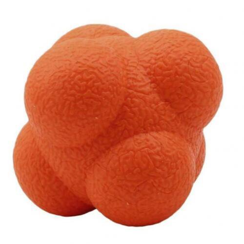 Premium Reaction Training Ball for Speed & Agility – Hexagonal Silicone Reflex Ball for Coordination & Sports Fitness  