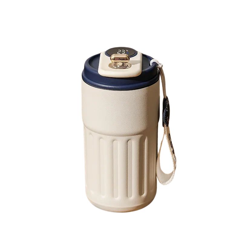Premium Smart Thermos Bottle – 450ml Stainless Steel Vacuum Cup with Temperature Display, Portable Business Thermal Mug