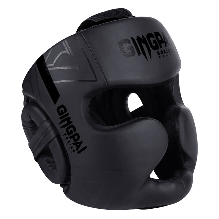 Premium Kickboxing Helmet – Full Face Muay Thai, MMA, Karate, Sanda Training Headgear, PU Leather, Protective Guard for Men