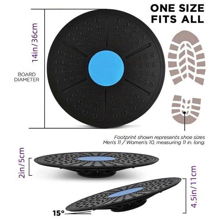 High-Quality Yoga Balance Board – Durable Fitness Training Pedal for Sensory Training & Rehabilitation, Non-Slip Surface, PP