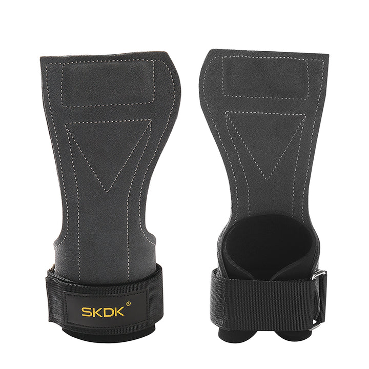 Premium Cowhide Gym Grips - Palm Guards & Protectors for Weightlifting, Gymnastics & Fitness Training - Durable Workout 