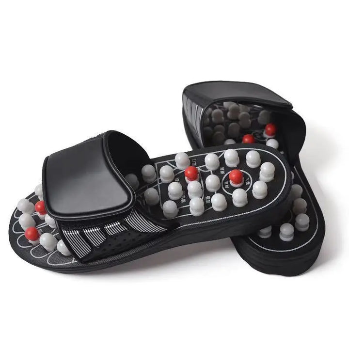 Premium Foot Massage Slippers for Reflexology and Moxibustion – Comfortable Walking Shoes for Pain Relief and Relaxation, 