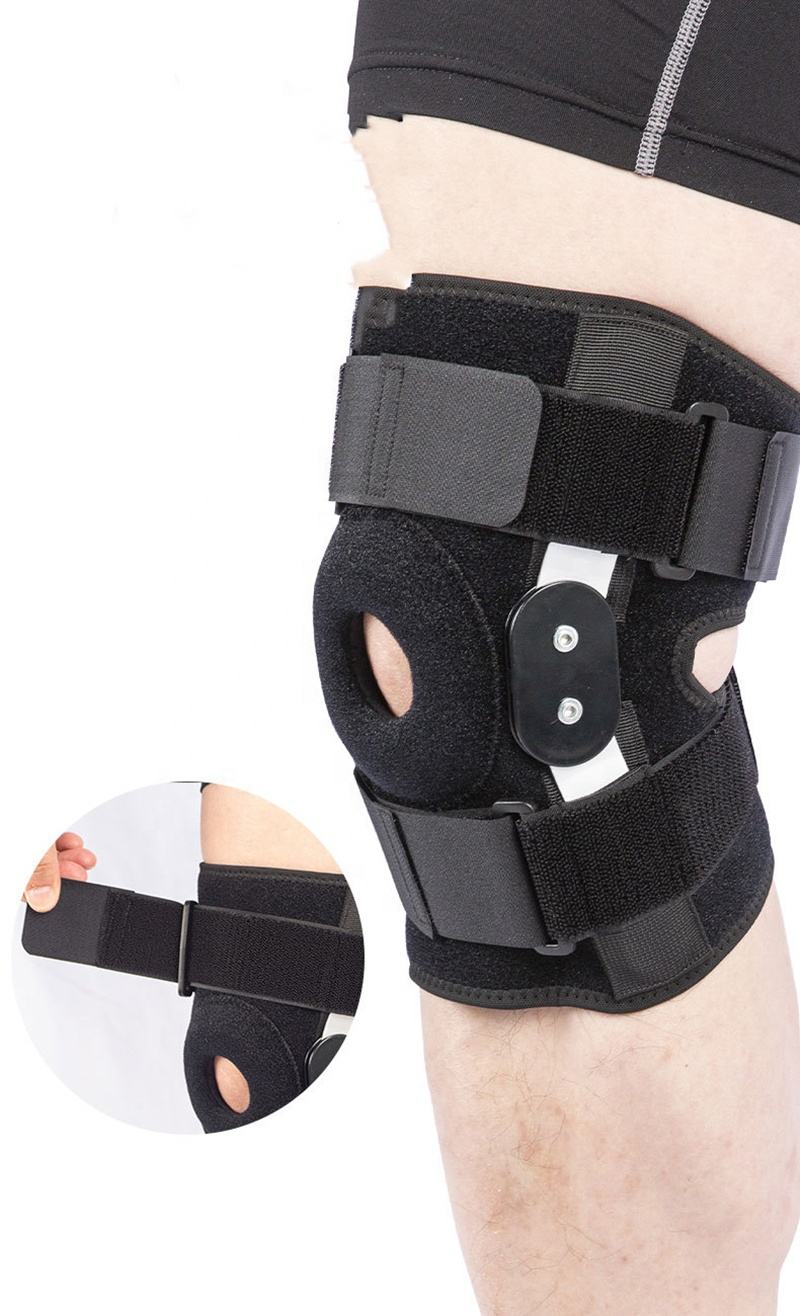Premium verstellbare Kniebandage für ACL-, Meniskus- und Bänderverletzungen | ROM-Scharnierorthopädische Unterstützung für Männer und Frauen | Optimale Stabilität und Komfort