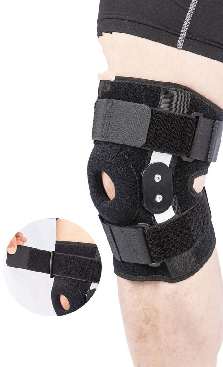 Premium verstellbare Kniebandage für ACL-, Meniskus- und Bänderverletzungen | ROM-Scharnierorthopädische Unterstützung für Männer und Frauen | Optimale Stabilität und Komfort