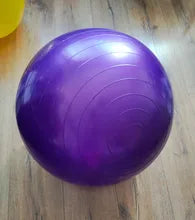 Premium PVC Fitness Yoga Ball for Home Gym & Pilates – Anti-Slip Balance Exercise Ball, Explosion-Proof, Multiple Sizes 