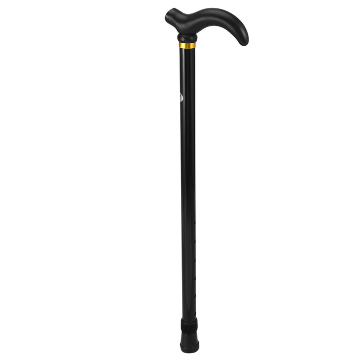 Premium Adjustable Walking Cane – Folding Elderly Cane with Non-Slip Rubber Foot Pads, Comfortable Macromolecule Handle, 