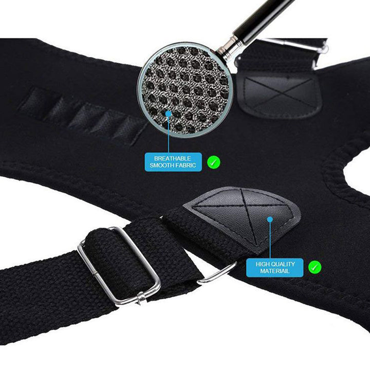 Premium Magnetic Therapy Posture Corrector for Scoliosis and Lumbar Support - Pain Relief Back Brace for Men and Women, 