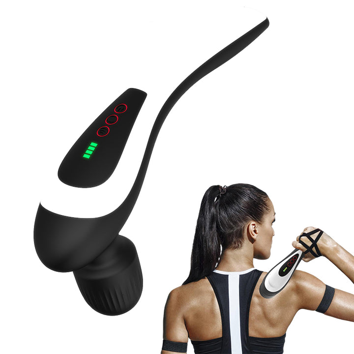Premium USB Handheld Elektrischer Zauberstab-Massager - Hochfrequenz-Vibration Tiefengewebsmassagegerät zur Linderung von Körper-, Nacken- und Rückenschmerzen
