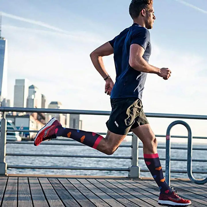 Premium Compression Socks for Men & Women – Medical Support for Edema, Diabetes, Varicose Veins – Ideal for Cycling, Running