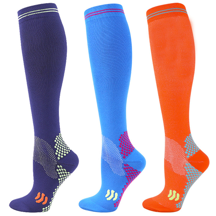 Premium Compression Socks for Men & Women – 20-30 mmHg Support for Varicose Veins, Running, Cycling, Football, Soccer – 