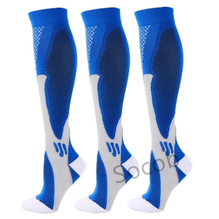 Premium Kompressionssocken für Männer und Frauen – Elastische Sport-, Lauf-, Wander-, Schwangerschafts- und Flugsocken für Krampfadern, geschwollene Beine, Marathonunterstützung