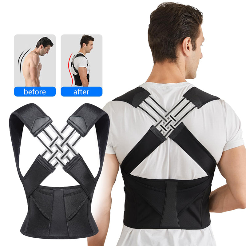 Premium Back Posture Corrector Brace for Women – Adjustable Shoulder Support Belt, Lightweight & Breathable Design for  