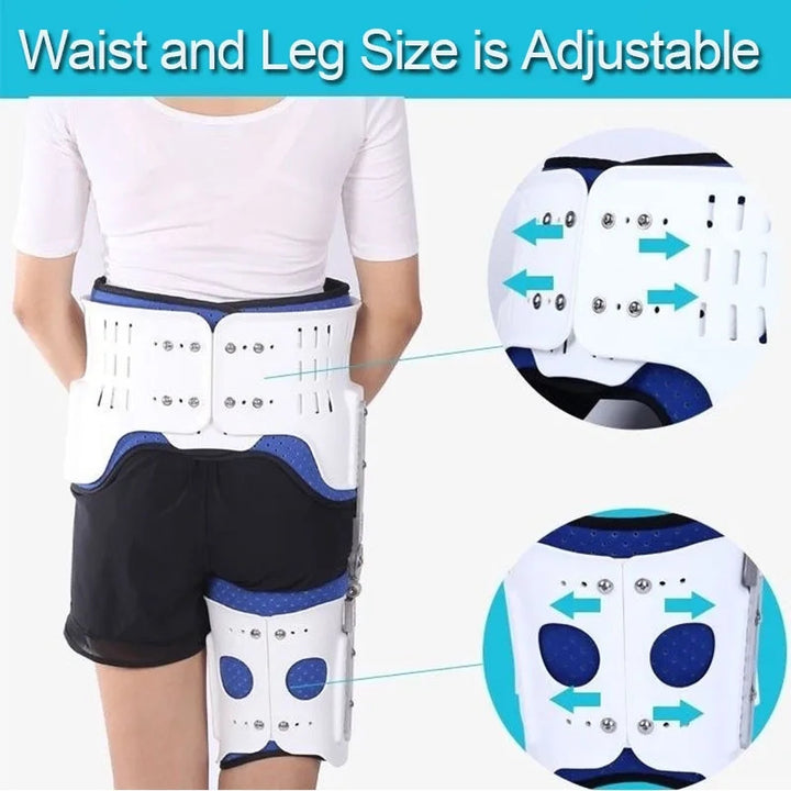 Premium Hip Abduction Orthosis Brace for Sciatica Pain Relief, Adjustable Hip Stabilizer Support for Groin, Hamstring, and 