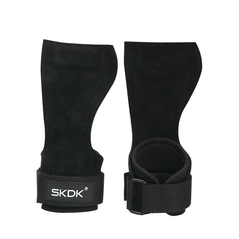 Premium Cowhide Gym Grips - Palm Guards & Protectors for Weightlifting, Gymnastics & Fitness Training - Durable Workout 