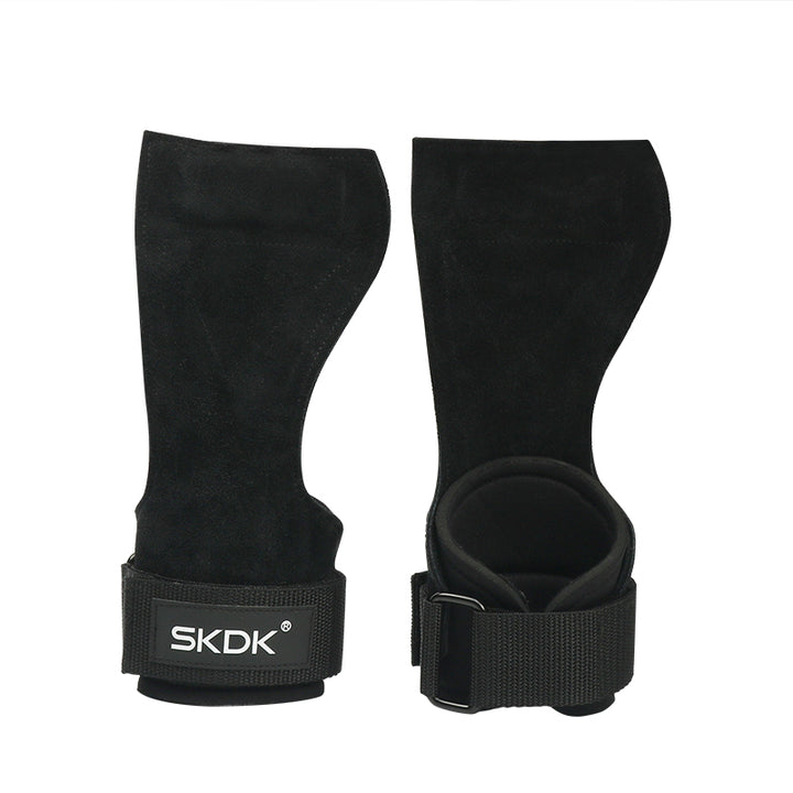 Premium Cowhide Gym Grips - Palm Guards & Protectors for Weightlifting, Gymnastics & Fitness Training - Durable Workout 