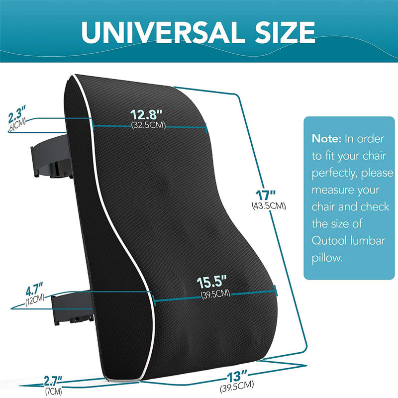 Premium Memory Foam Car Seat Cushion – Non-Slip Support for Office & Gaming Chairs, Soft Lumbar & Waist Comfort