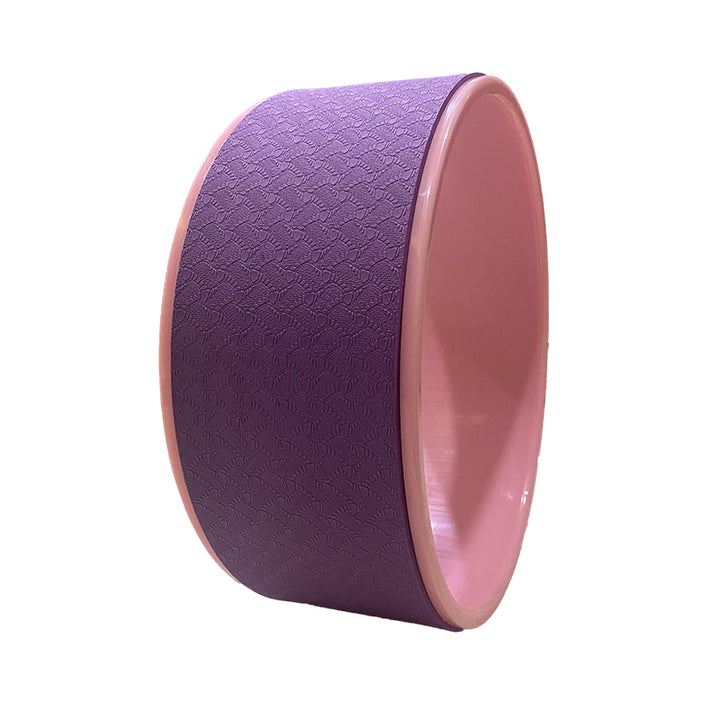 Premium Fitness Yoga Wheel – Pilates Auxiliary Tool for Back Bend & Flexibility – Dharma Wheel for Open Back, Stretching