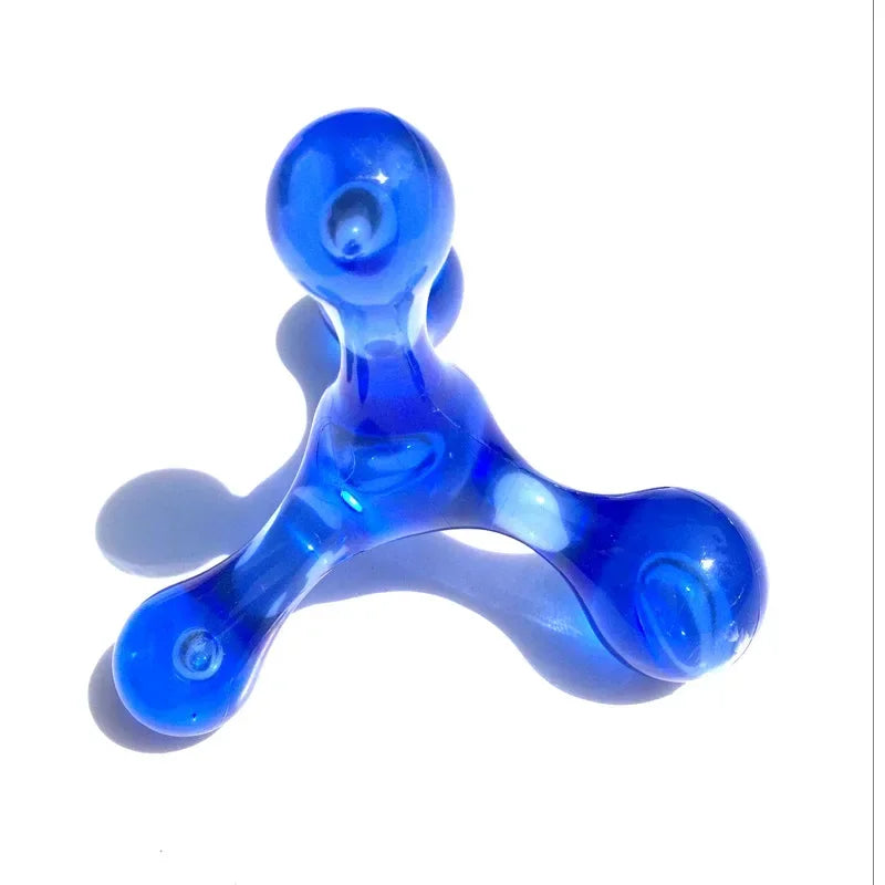 Premium Portable Body Massager - Mini Four Balls Travel Massager for Trigger Point Therapy, Head, Back, Foot, and Leg
