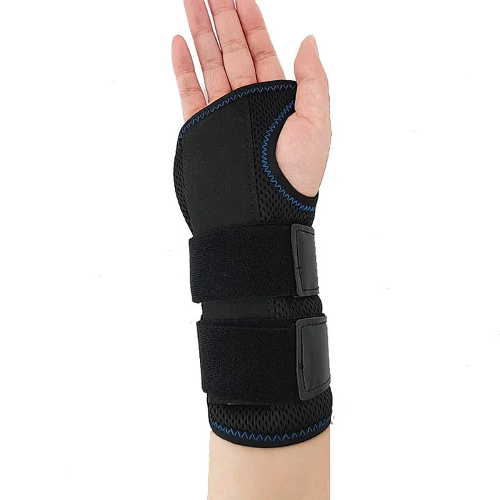 Premium Wrist Brace for Carpal Tunnel Relief – Adjustable Hand Support Splint with 3 Stabilizing Stays, Ideal Night Support, 