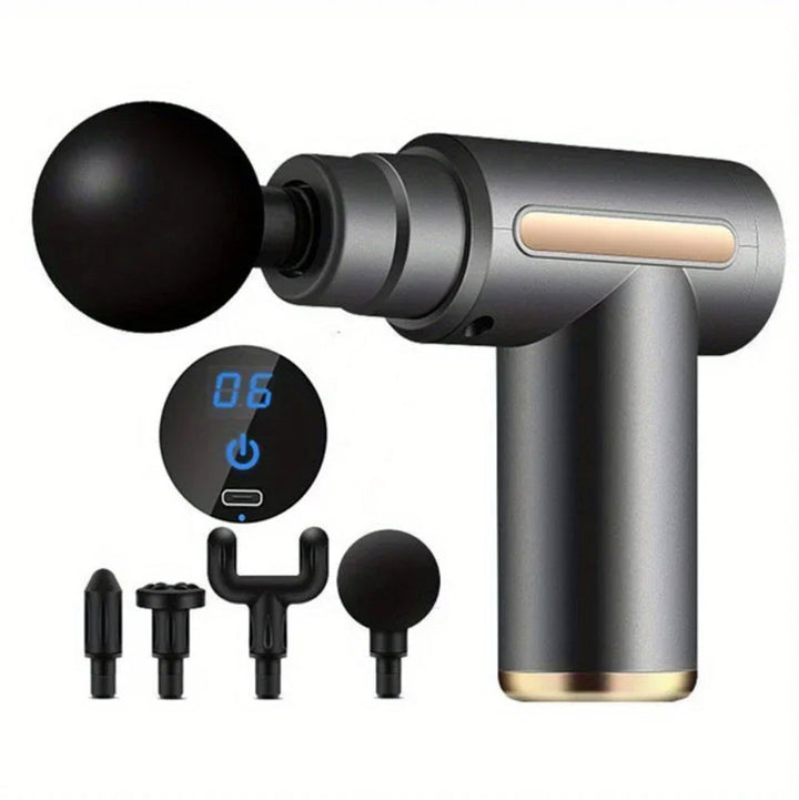 Premium USB Handheld Elektrischer Zauberstab-Massager - Hochfrequenz-Vibration Tiefengewebsmassagegerät zur Linderung von Körper-, Nacken- und Rückenschmerzen