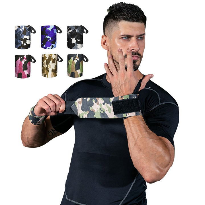 High Quality Sports Wristband for Weightlifting, Fitness & Gym - Adjustable Winding Support Strap for Heavy Lifting, Cross