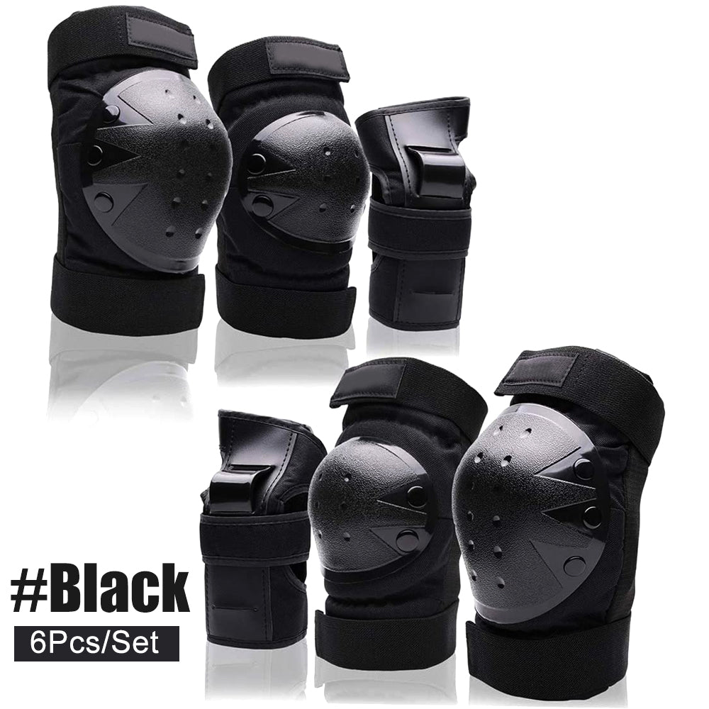 Premium Protective Gear Set for Kids & Adults – Knee Pads, Elbow Pads, Wrist Guards for Skateboarding, Roller Skating, 