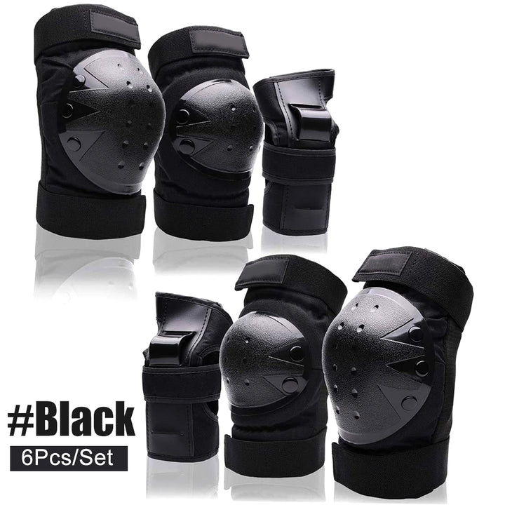 Premium Protective Gear Set for Kids & Adults – Knee Pads, Elbow Pads, Wrist Guards for Skateboarding, Roller Skating, 