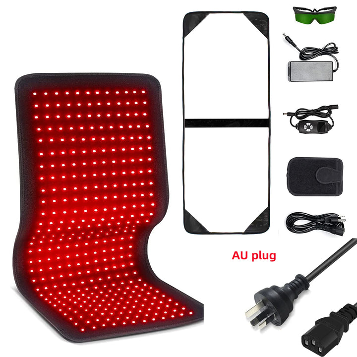 Premium Rot- und Infrarot-Therapie-Gürtel - Schmerzlinderung & schlankmachendes LED-Pad für Körper- und Muskelregeneration