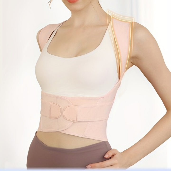 Premium Posture Corrector Back Brace for Men & Women – Adjustable Full Back Support for Pain Relief & Improved Spinal 
