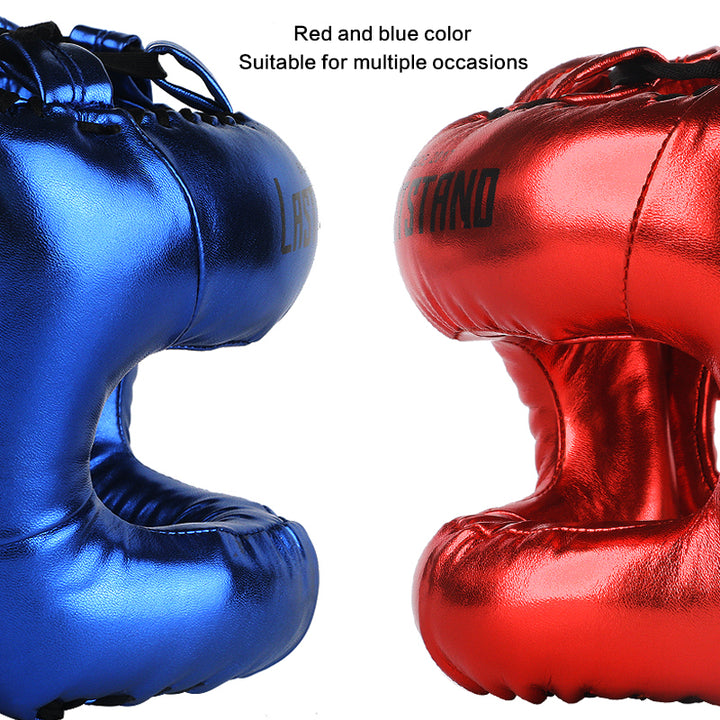 Premium Boxing Helmet – Muay Thai, Kickboxing, Sanda Training Headgear, Protective Head Protector Guard for Gym & Combat