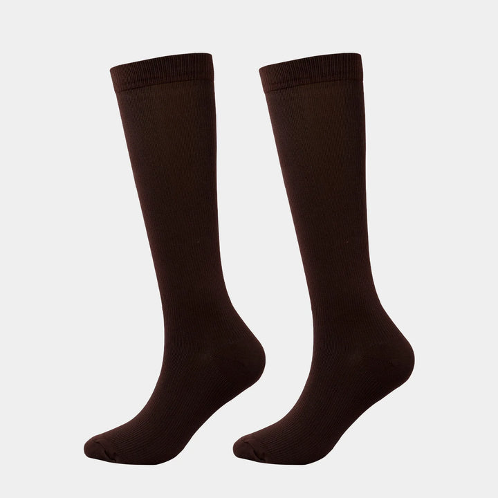 Premium Compression Knee High Socks for Men & Women – Varicose Vein & Pressure Support – Running, Sports & Health Care 