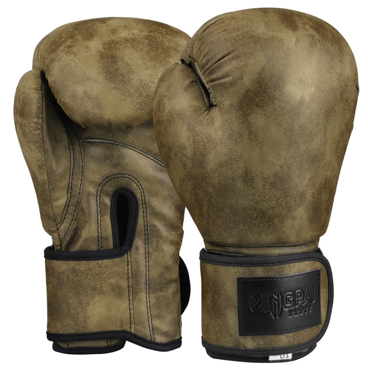 Premium Boxing Gloves for Men, Women & Kids – High Quality PU Leather, Retro Color Design for MMA, Muay Thai, Sanda, Boxing 