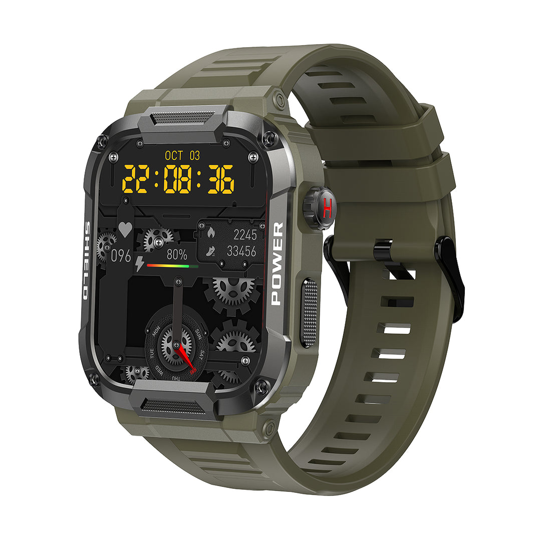 Premium 2024 Smartwatch with Earphones – Bluetooth Call, GPS Tracker, Heart Rate Monitor, Music Playback, Fitness Tracker, 