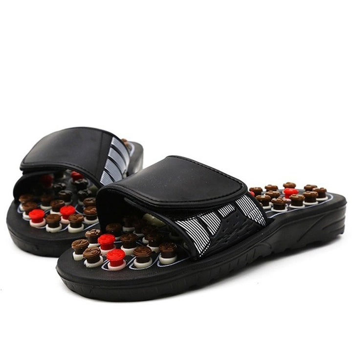 Premium Foot Massage Slippers for Reflexology and Moxibustion – Comfortable Walking Shoes for Pain Relief and Relaxation, 