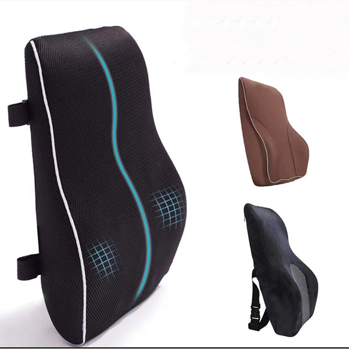 Premium Memory Foam Car Seat Cushion – Non-Slip Support for Office & Gaming Chairs, Soft Lumbar & Waist Comfort