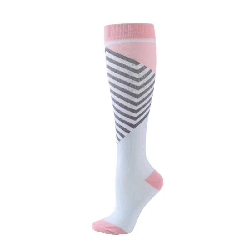 Premium Compression Socks for Men & Women – Medical Support for Edema, Diabetes, Varicose Veins – Ideal for Cycling, Running