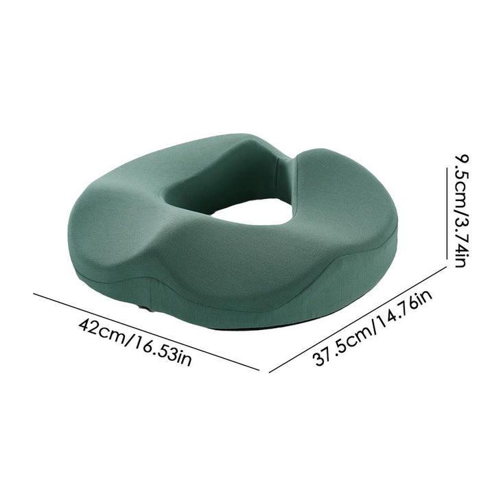 Premium Memory Foam Donut Seat Cushion – Tailbone, Hemorrhoid, Sciatica, and Bed Sore Relief for Office, Travel, or Home Use 