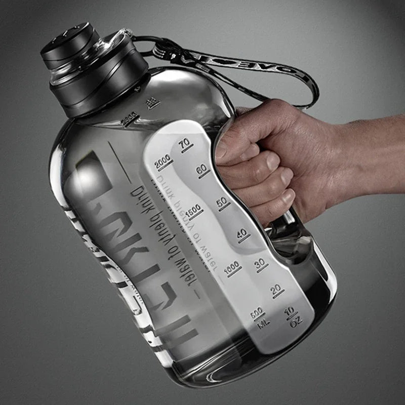 Premium Large Capacity 1.7L/2.7L Sports Water Bottle - Portable Fitness Cup for Gym, Cycling, Camping, BPA-Free Tritan