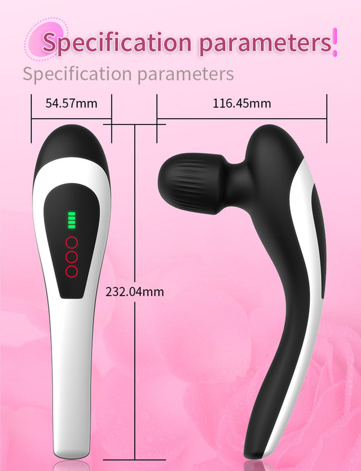Premium USB Handheld Elektrischer Zauberstab-Massager - Hochfrequenz-Vibration Tiefengewebsmassagegerät zur Linderung von Körper-, Nacken- und Rückenschmerzen