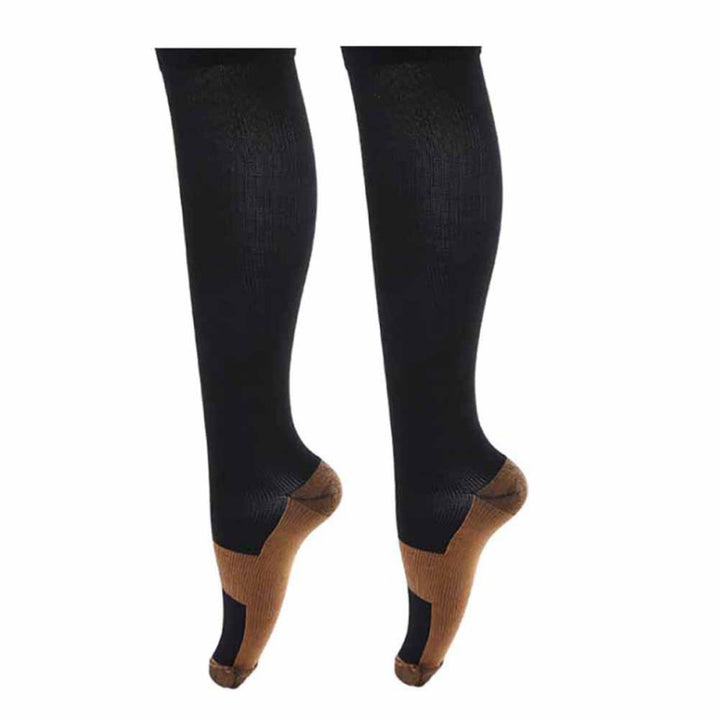 Premium Compression Knee High Socks for Men & Women – Varicose Vein & Pressure Support – Running, Sports & Health Care 