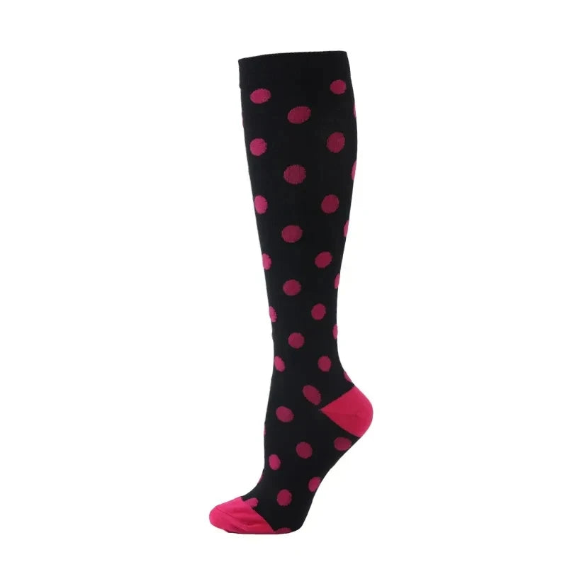 Premium Compression Socks for Men & Women – Medical Support for Edema, Diabetes, Varicose Veins – Ideal for Cycling, Running